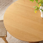 Modway Renwick 47 Inch Oak Veneer Round Pedestal Dining Table