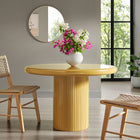 Modway Belmonte 45 Inch Painted Wood Round Pedestal Dining Table