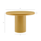 Modway Belmonte 45 Inch Painted Wood Round Pedestal Dining Table