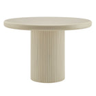 Modway Belmonte 45 Inch Painted Wood Round Pedestal Dining Table