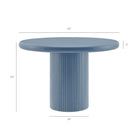 Modway Belmonte 45 Inch Painted Wood Round Pedestal Dining Table