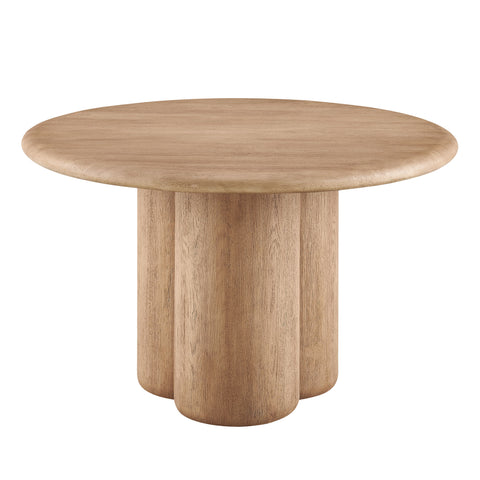 Modway Tori 48 Inch Round Indoor and Outdoor Patio Dining Table
