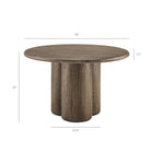 Modway Tori 48 Inch Round Indoor and Outdoor Patio Dining Table