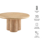 Modway Tori 31 Inch Round Indoor and Outdoor Patio Coffee Table