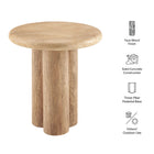Modway Tori 20 Inch Round Indoor and Outdoor Patio Side Table