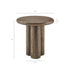 Modway Tori 20 Inch Round Indoor and Outdoor Patio Side Table