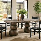 Modway Pietra Indoor Outdoor Patio Oval Dining Table
