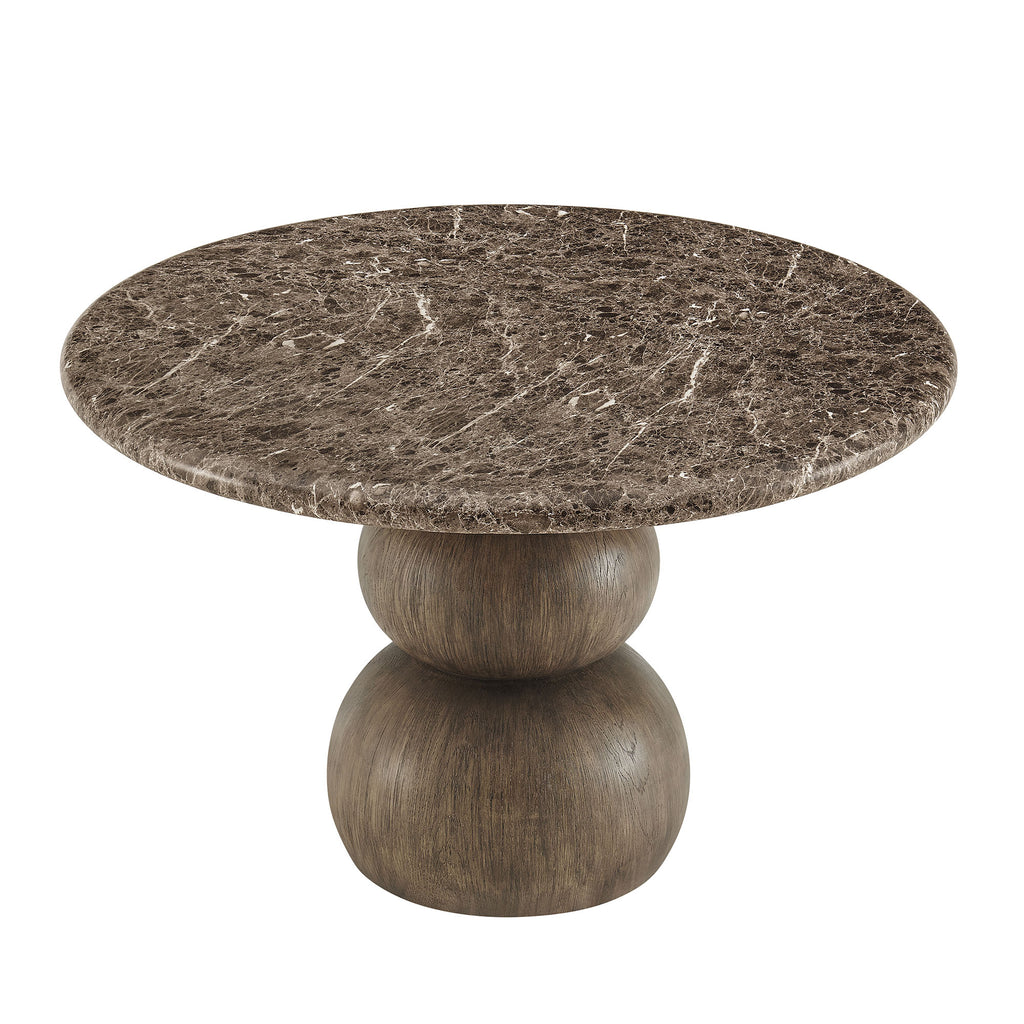 Modway Pietra Indoor Outdoor Patio Round Dining Table