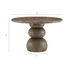 Modway Pietra Indoor Outdoor Patio Round Dining Table