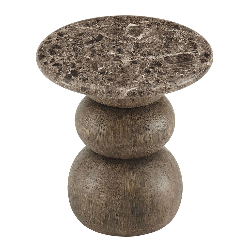Modway Pietra Indoor Outdoor Patio Round Side Table