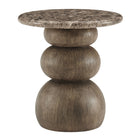 Modway Pietra Indoor Outdoor Patio Round Side Table