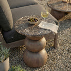 Modway Pietra Indoor Outdoor Patio Round Side Table