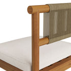 Modway Eleni Outdoor Patio Teak Wood Bar Stools Set of 2