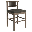 Modway Eleni Outdoor Patio Teak Wood Counter Stools Set of 2