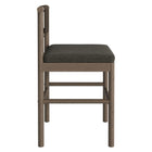 Modway Eleni Outdoor Patio Teak Wood Counter Stools Set of 2