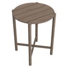 Modway Eleni Round 35 Inch Outdoor Patio Teak Wood Round Bar Table