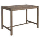 Modway Eleni Rectangle 56-Inch Outdoor Patio Teak Wood Rectangular Bar Table
