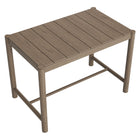 Modway Eleni Rectangle 56-Inch Outdoor Patio Teak Wood Rectangular Bar Table