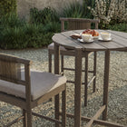 Modway Eleni 3-Piece Outdoor Patio Teak Wood Bar Set