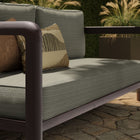 Modway Kona Outdoor Patio Teak Wood Loveseat