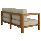 Modway Kona Outdoor Patio Teak Wood Loveseat