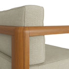 Modway Kona Outdoor Patio Teak Wood Loveseat