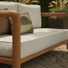 Modway Kona Outdoor Patio Teak Wood Loveseat