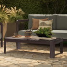 Modway Kona 47 Inch Outdoor Patio Teak Wood Coffee Table