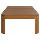 Modway Kona 47 Inch Outdoor Patio Teak Wood Coffee Table