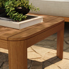 Modway Kona 47 Inch Outdoor Patio Teak Wood Coffee Table