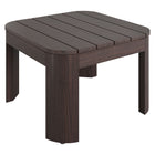 Modway Kona Outdoor Patio Teak Wood Side Table