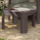 Modway Kona Outdoor Patio Teak Wood Side Table