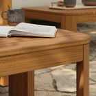 Modway Kona Outdoor Patio Teak Wood Side Table
