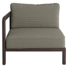 Modway Kona Outdoor Patio Teak Wood Left-Arm Facing Modular Armchair