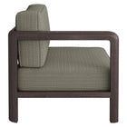 Modway Kona Outdoor Patio Teak Wood Left-Arm Facing Modular Armchair