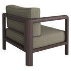 Modway Kona Outdoor Patio Teak Wood Left-Arm Facing Modular Armchair