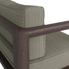 Modway Kona Outdoor Patio Teak Wood Left-Arm Facing Modular Armchair