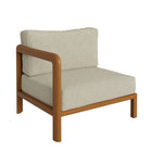 Modway Kona 4-Piece Outdoor Patio Teak Wood Modular Sofa Set