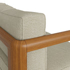 Modway Kona Outdoor Patio Teak Wood Left-Arm Facing Modular Armchair