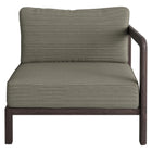 Modway Kona Outdoor Patio Teak Wood Right-Arm Facing Modular Armchair