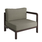 Modway Kona 6-Piece Outdoor Patio Teak Wood Modular Sofa