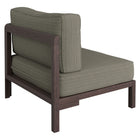 Modway Kona Outdoor Patio Teak Wood Right-Arm Facing Modular Armchair