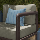Modway Kona Outdoor Patio Teak Wood Right-Arm Facing Modular Armchair