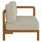 Modway Kona Outdoor Patio Teak Wood Right-Arm Facing Modular Armchair