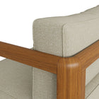 Modway Kona Outdoor Patio Teak Wood Right-Arm Facing Modular Armchair