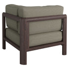 Modway Kona Outdoor Patio Teak Wood Corner Modular Chair