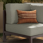 Modway Kona Outdoor Patio Teak Wood Corner Modular Chair
