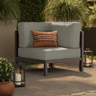 Modway Kona Outdoor Patio Teak Wood Corner Modular Chair