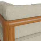 Modway Kona Outdoor Patio Teak Wood Corner Modular Chair