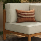 Modway Kona Outdoor Patio Teak Wood Corner Modular Chair